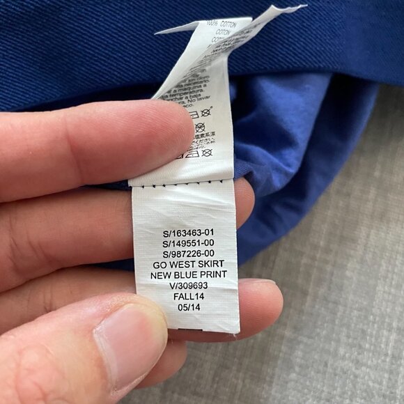 GAP Factory Striped Geometric Print Pencil Skirt Women's Size 0R Exposed Zipper - Picture 6 of 8